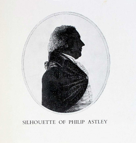 Silhouette of Philip Astley